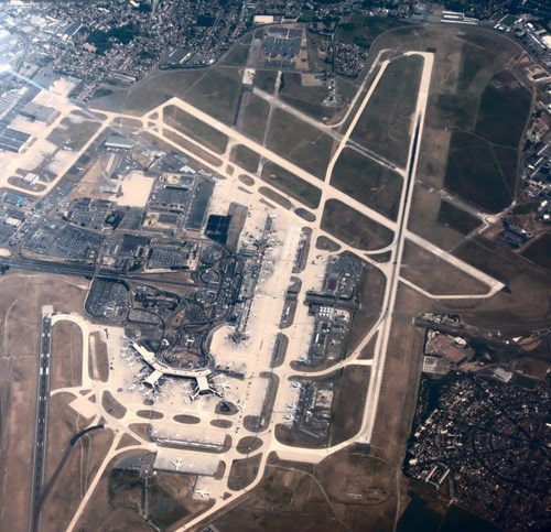 orly airport from the air