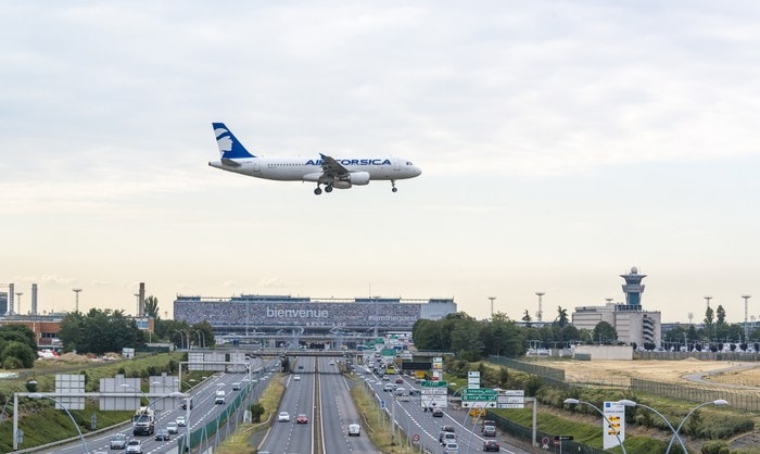 route aeroport orly